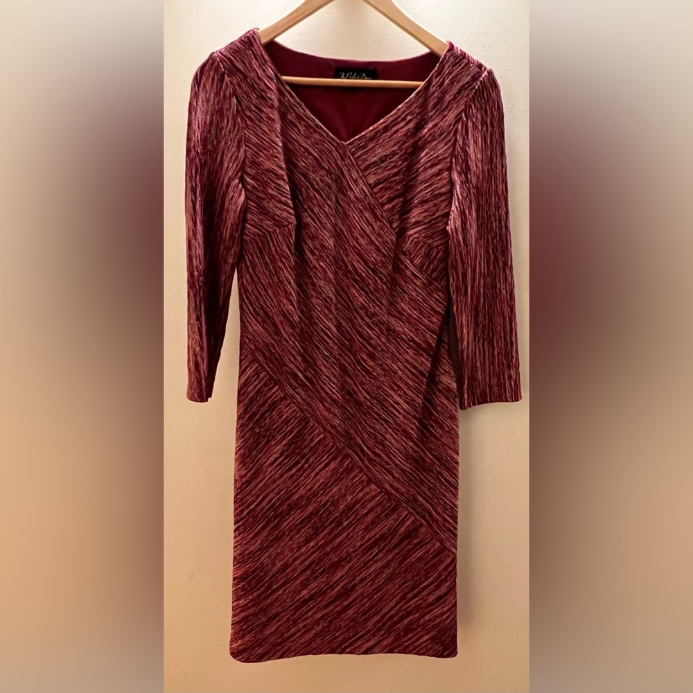 PRICE DROP:  Elegant Berry Long Sleeve Dress